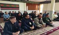 برگزاری مراسم قرائت زیارت عاشورا و روضه خوانی در سالن شبکه بهداشت و درمان شهرستان کبودراهنگ