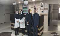 حضور دکتر کریمی مشاور و مهندس رحیمی در بیمارستان امام رضا علیه‌السلام، مرکز بهداشت، نماز جمعه در روز عاشورا  