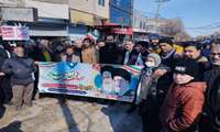 حضور پرشور کارکنان شبکه بهداشت و درمان در راهپیمایی ۲۲ بهمن ماه ۱۴۰۳