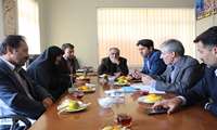 دیدار مدیر شبکه و مسئولین بیمارستان امام رضا(ع) با اعضای شورای اسلامی شهر کبودراهنگ